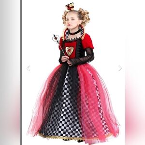 Girls Queen of Hearts Costume